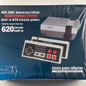 Entertainment System with 620 Built-in Games - Gray